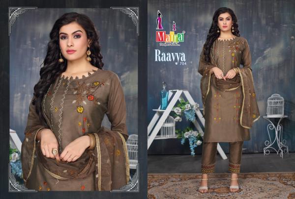 Maira Raavya 7 Designer Festive Wear Silk Readymade Salwar 